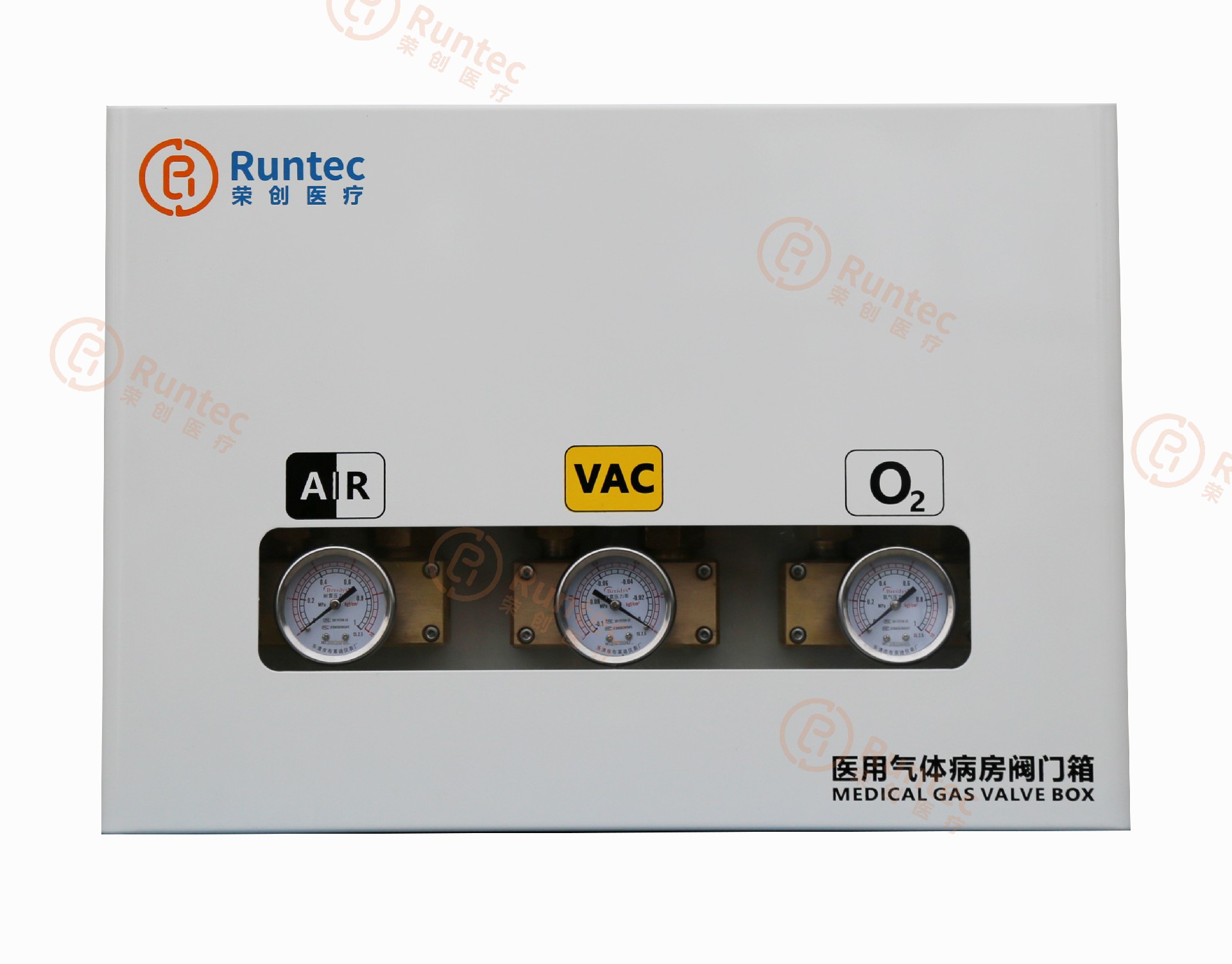 医用气体分汽缸侧面